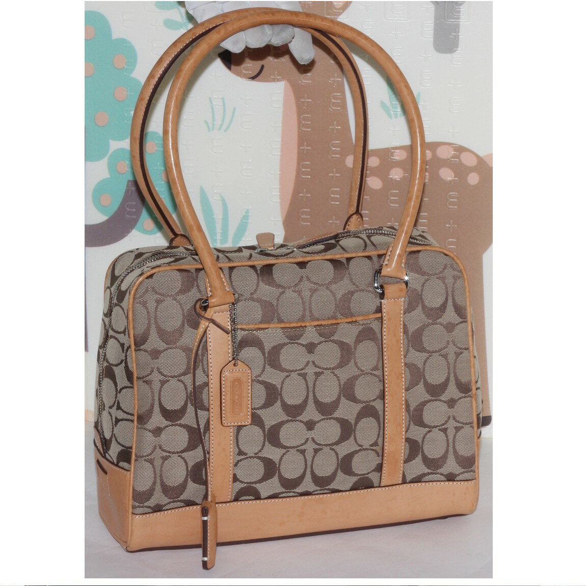 楽天市場】コーチ シグネチャー（ボストンバッグ｜レディースバッグ