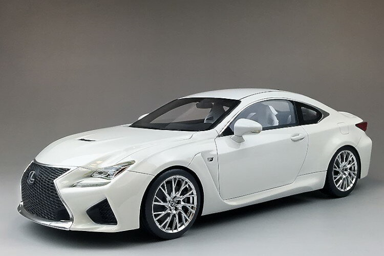 1/18 レクサスLEXUS RC Fディーラー品 ミニカーホワイト