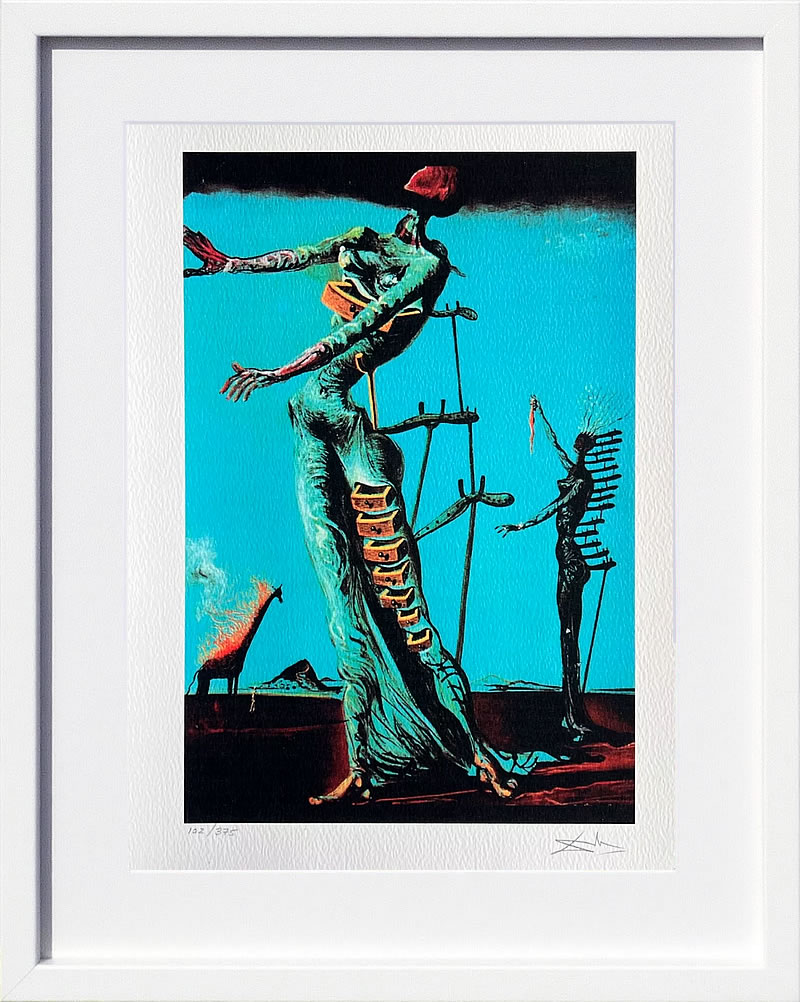 サルバドール・ダリ 「ドンキホーテ」リトグラフ絵画限定17/500 証明書