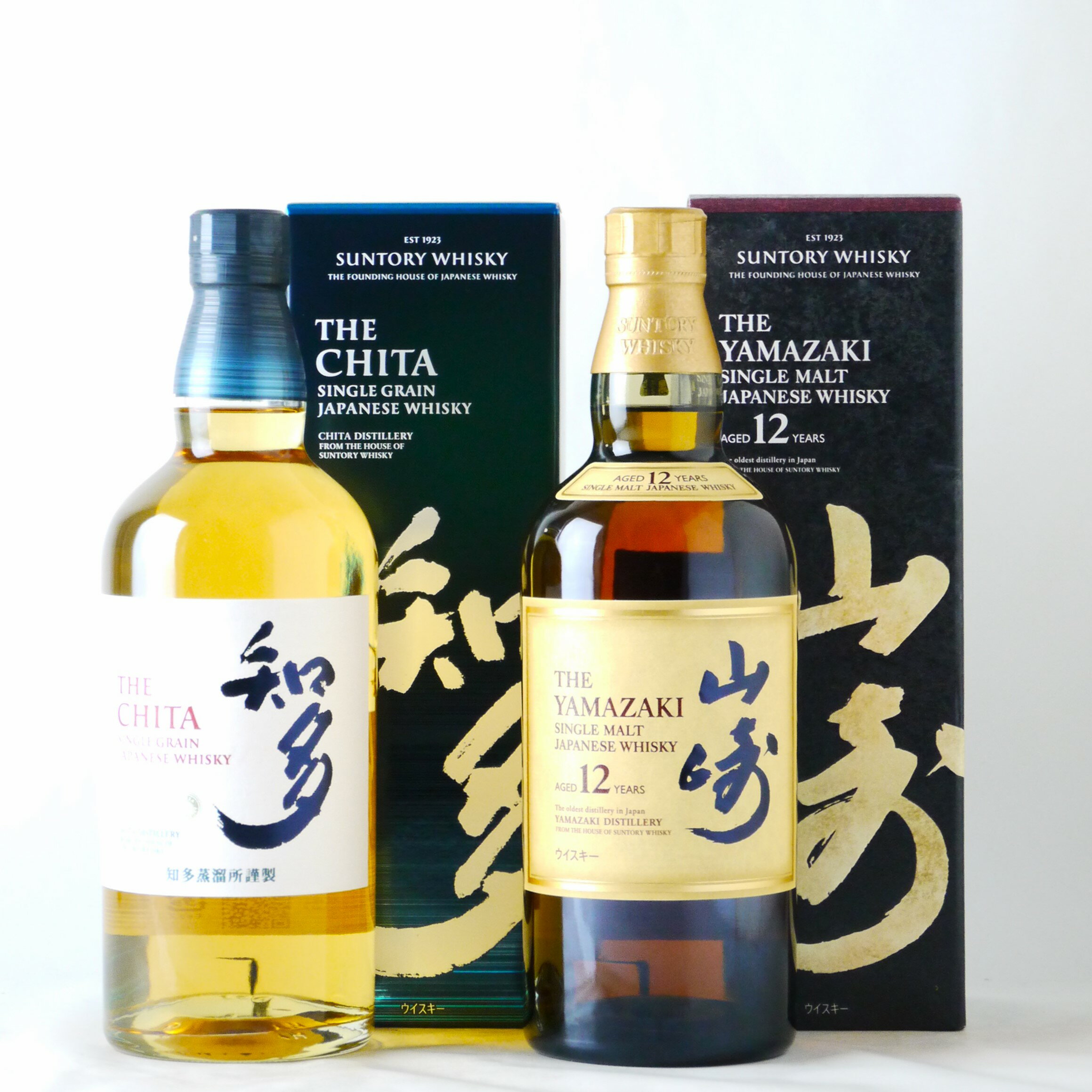 山崎ウイスキー 10年 12年 セット グラス付き