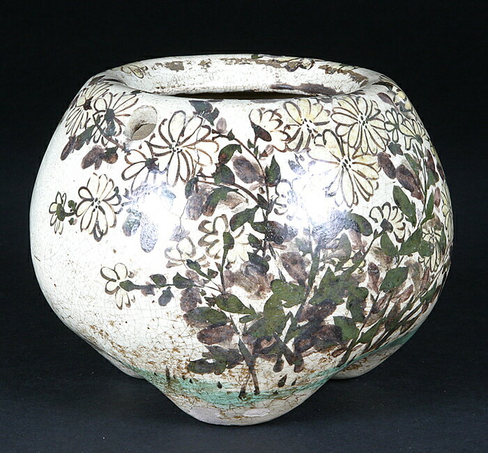 尾形乾山写し 掛花入 骨董品 尾形乾山写し 掛花入 骨董品 尾形乾山写し