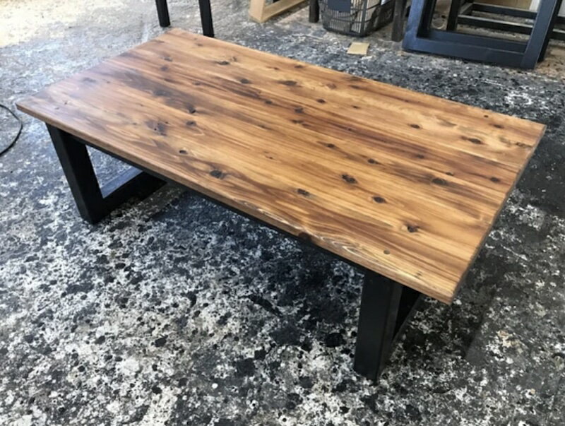 M♢あやか送料込 一枚板 ローテーブル センターテーブル 一点もの M♢