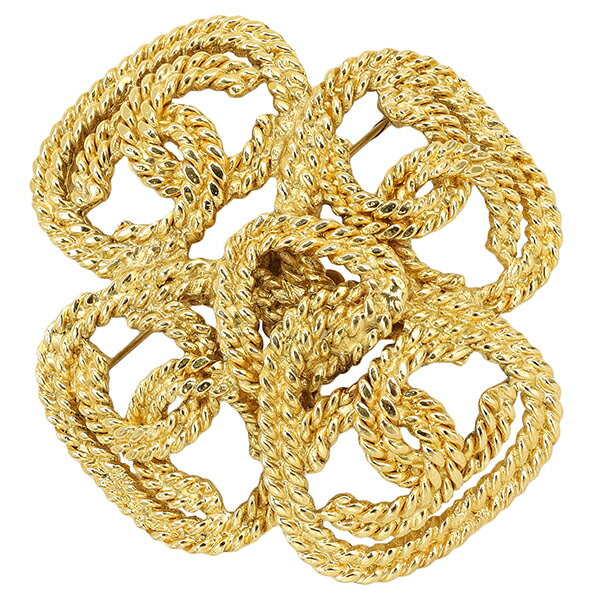 CHANEL ブローチ クロス ココマーク ヴィンテージ アクセサリー