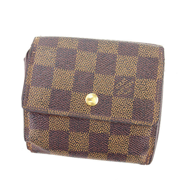 楽天市場】ルイ・ヴィトン ダミエ 二つ折り財布の通販