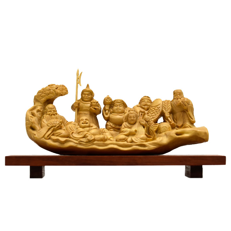 楽天市場】七福神 木彫りの通販