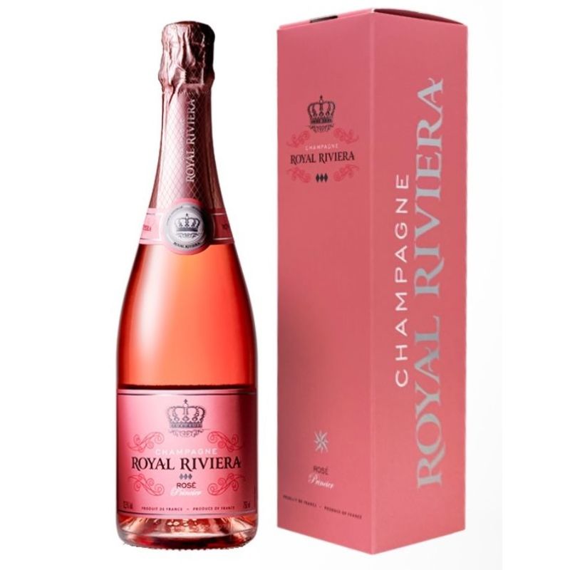 最高級】【正規品】【箱付き】シャンパーニュ ロイヤルリビエラ ロゼ