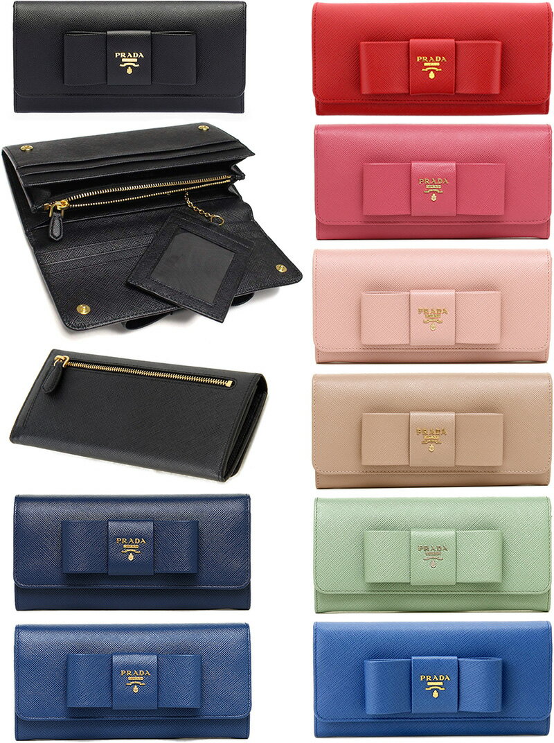 楽天市場】プラダ 財布 二つ折り リボンの通販