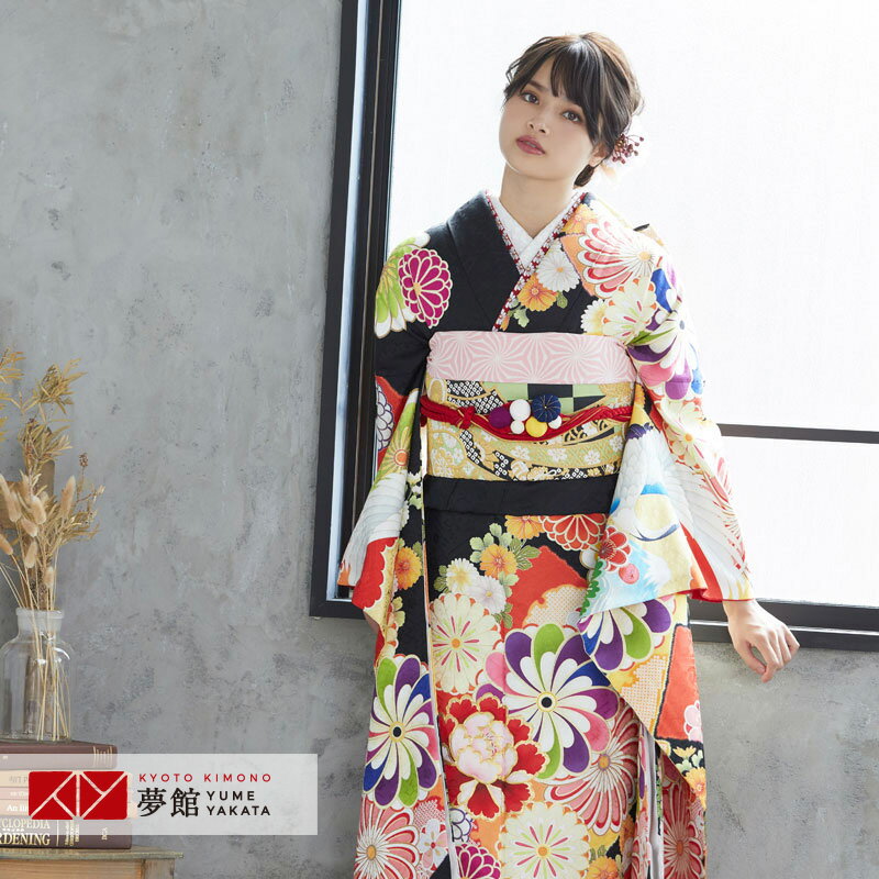 コラボ振袖 AMIAYA×紅一点 金駒 金彩 身丈175cm 身幅ゆったりめ