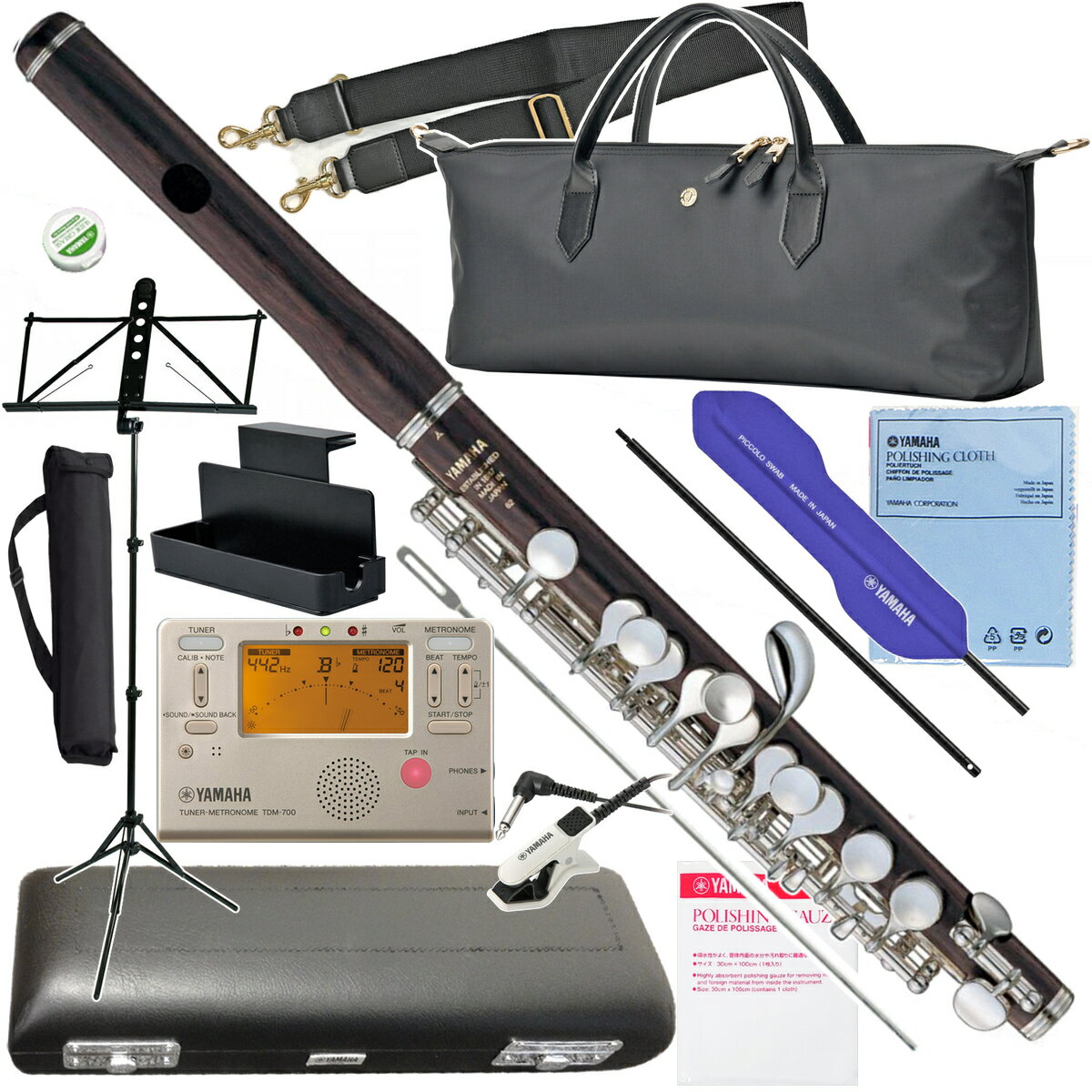 YAMAHA フルートケース 黒 S115702147 - 管楽器・吹奏楽器新 発売