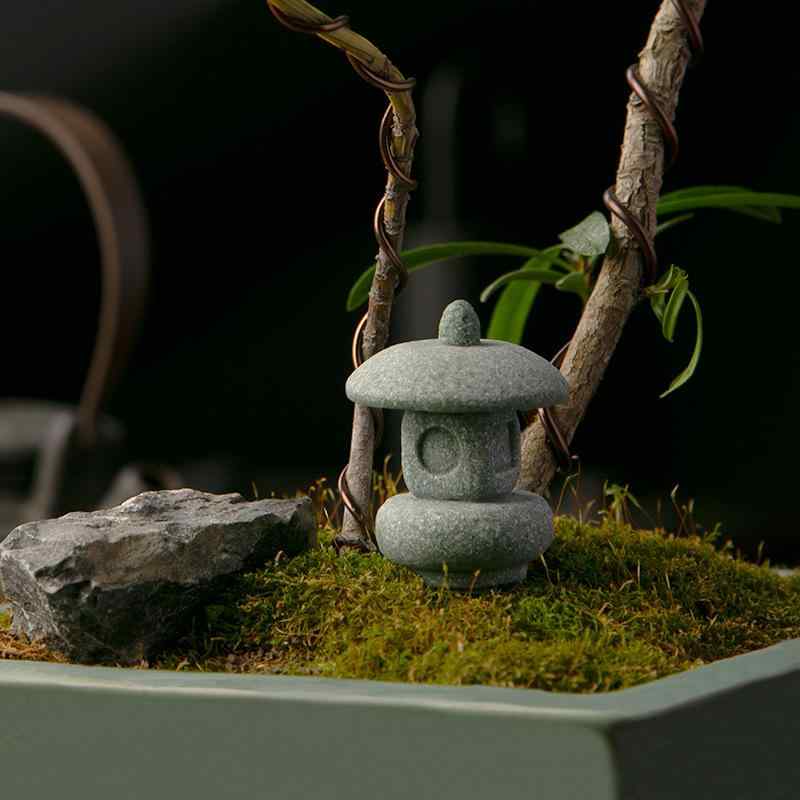 いち ミニ灯籠 灯籠 石灯籠 盆景 盆栽 ジオラマ 未使用品 ア23 ミニ