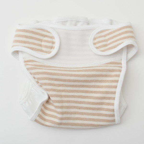 子供用おむつカバー ボミーエイジ.95cm マジック 撥水 本物 ベージュ