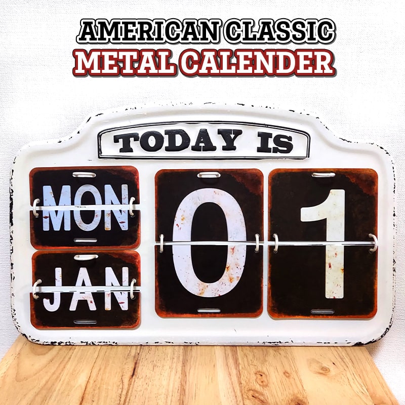 ヴィンテージ 万年 卓上 デスク カレンダー アメリカ製 ドラム型