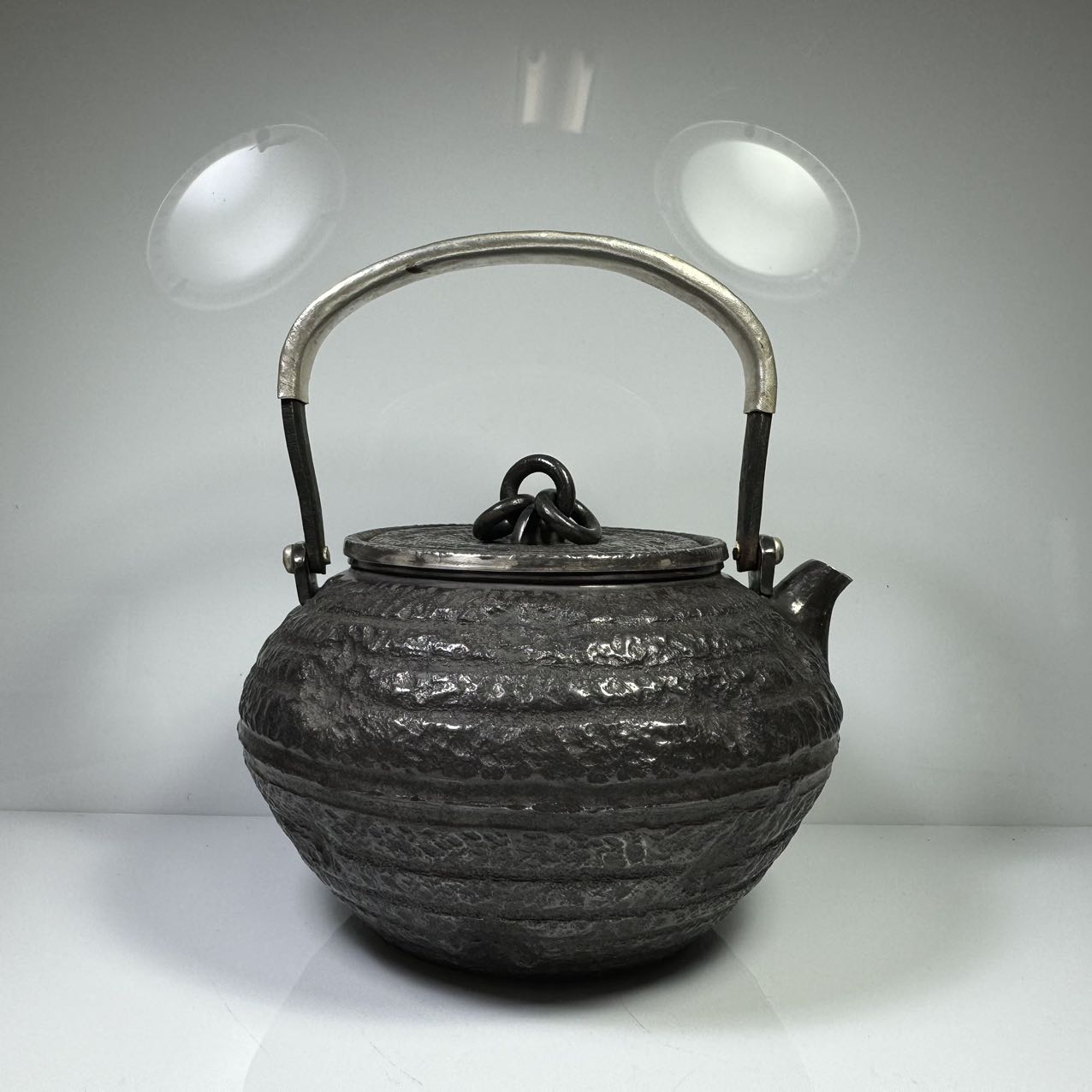 純銀製】銀瓶 やかん 急須 湯沸かし 煎茶道具 茶道具 金属工芸 約214g