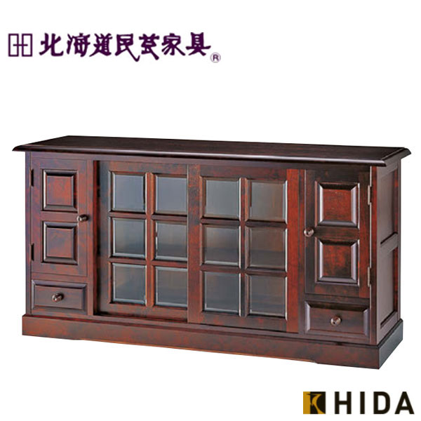 P*n様 ☆北海道民芸家具 テレビ台 収納棚 リビングボード アンティーク