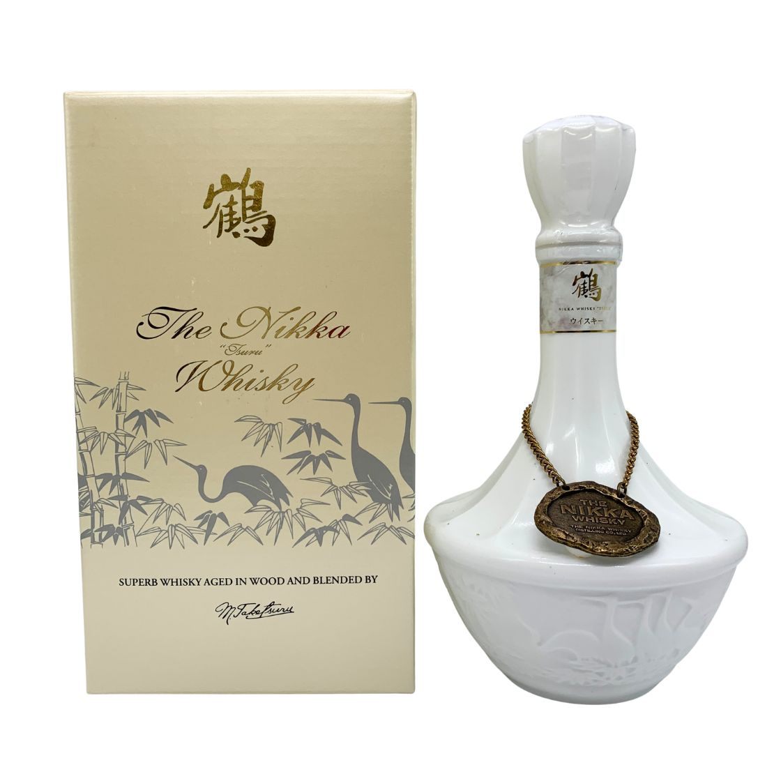 ニッカウヰスキー 鶴700ml 2本セット ピァアモルトレッド 1本お付けして
