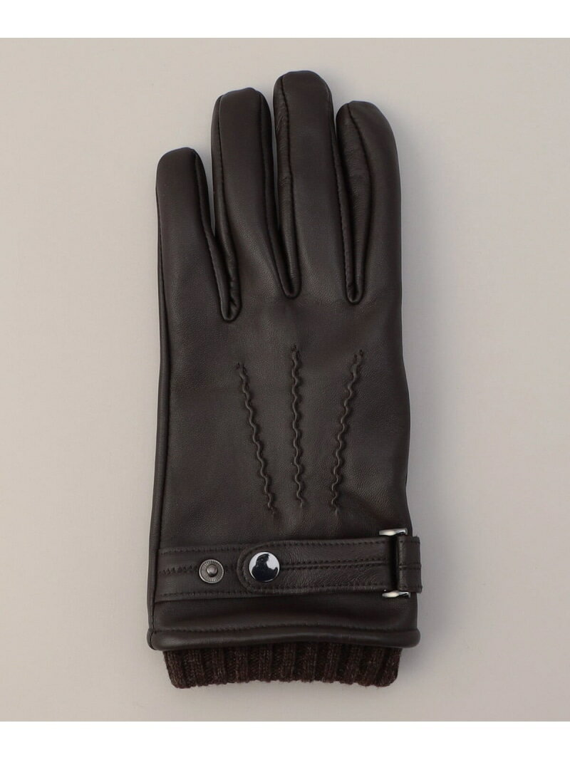 コムデギャルソン COMME des GARCONS ウールレザー 手袋 グレー