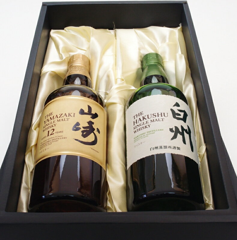 楽天市場】ウイスキー 山崎 白州 12年（飲み比べセット｜ウイスキー