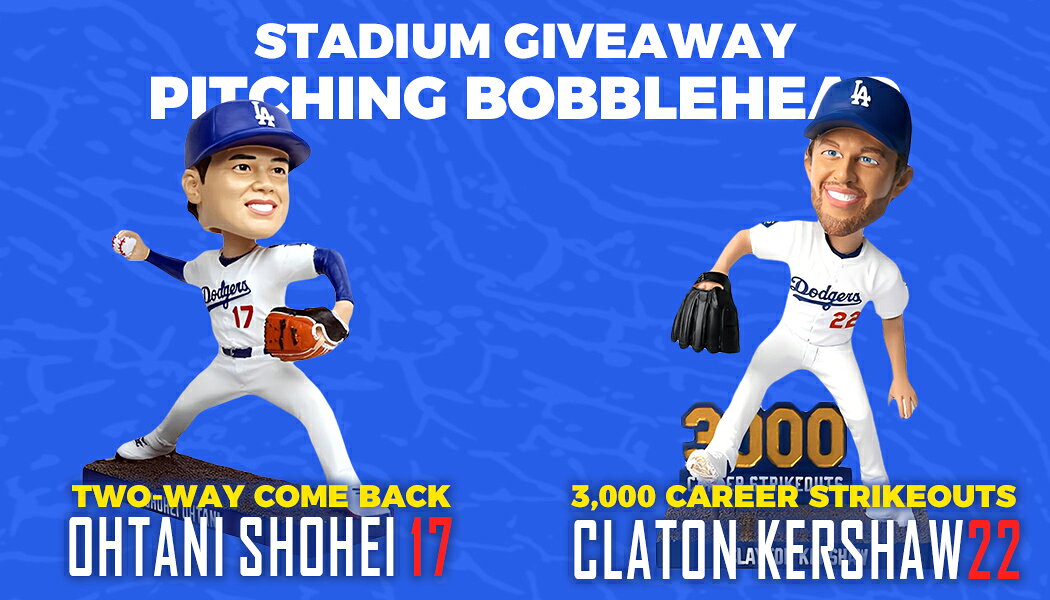 クレイトン・カーショウ ボブルヘッド 3000奪三振ドジャーズ限定非売品