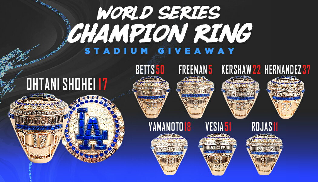 新たにラインナップ！球場配布限定！ ドジャースワールドシリーズ