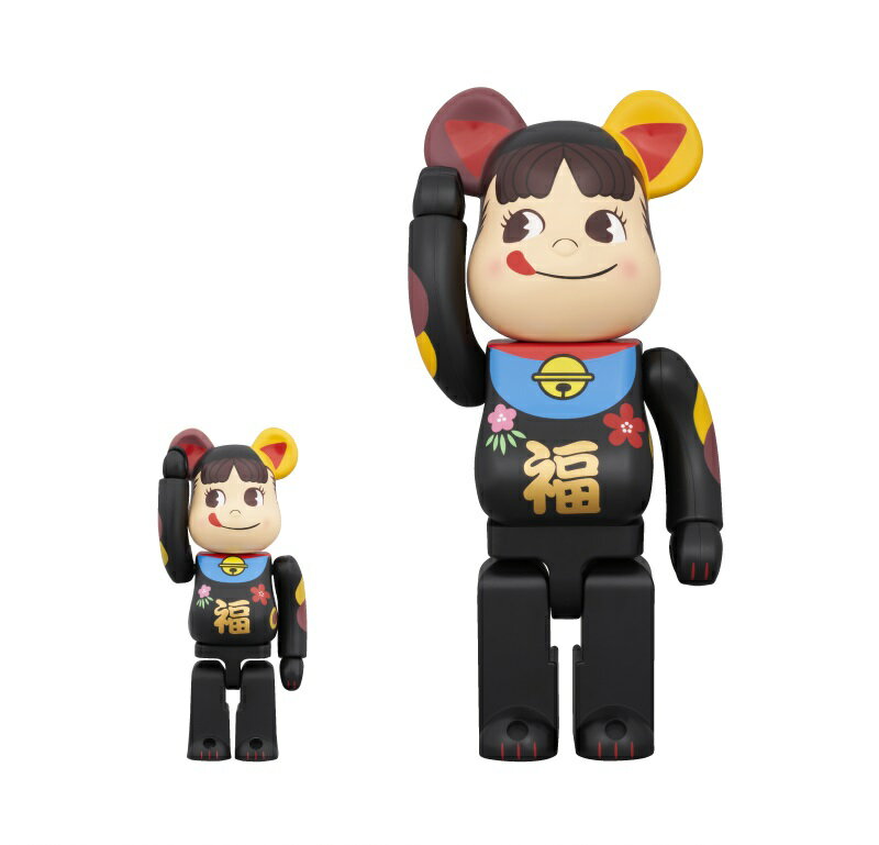 楽天市場】BE@RBRICK 招き猫 ペコちゃん 金メッキ 1000の通販