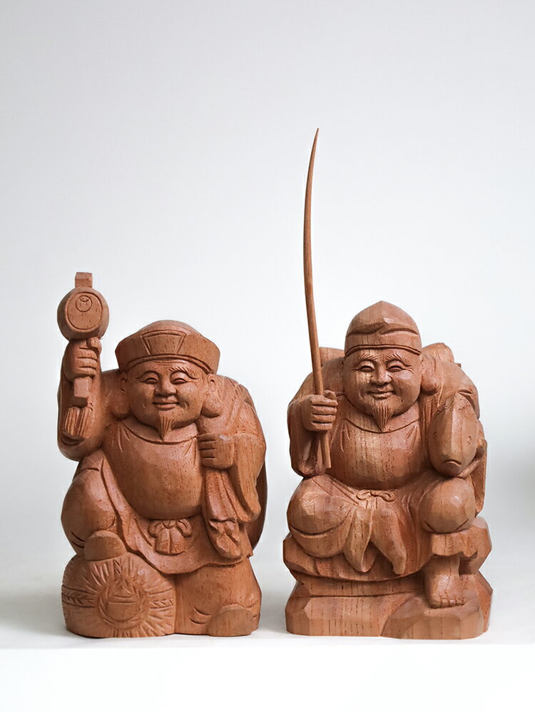 楽天市場】恵比寿 木彫りの通販