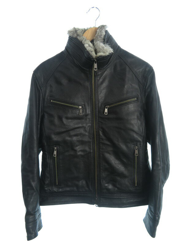 T*A様 バーバリーブラックレーベル ホワイト羊革レザージャケット T*A