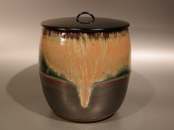 高取焼 喜恵作 丸水指 高取焼 喜恵作 丸水指 ZEN】高取焼 丸水指 高取