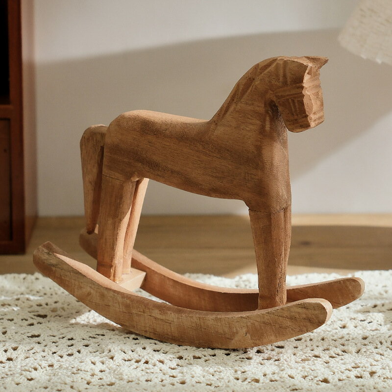 英国アンティークTriang製ロッキングホース/木馬/乗り物オブジェ(92-67