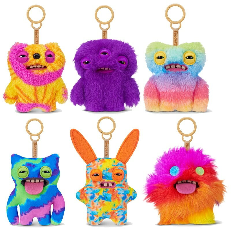 FUGGLER ぬいぐるみ2体・めじるしアクセサリー2体・キーケース1個