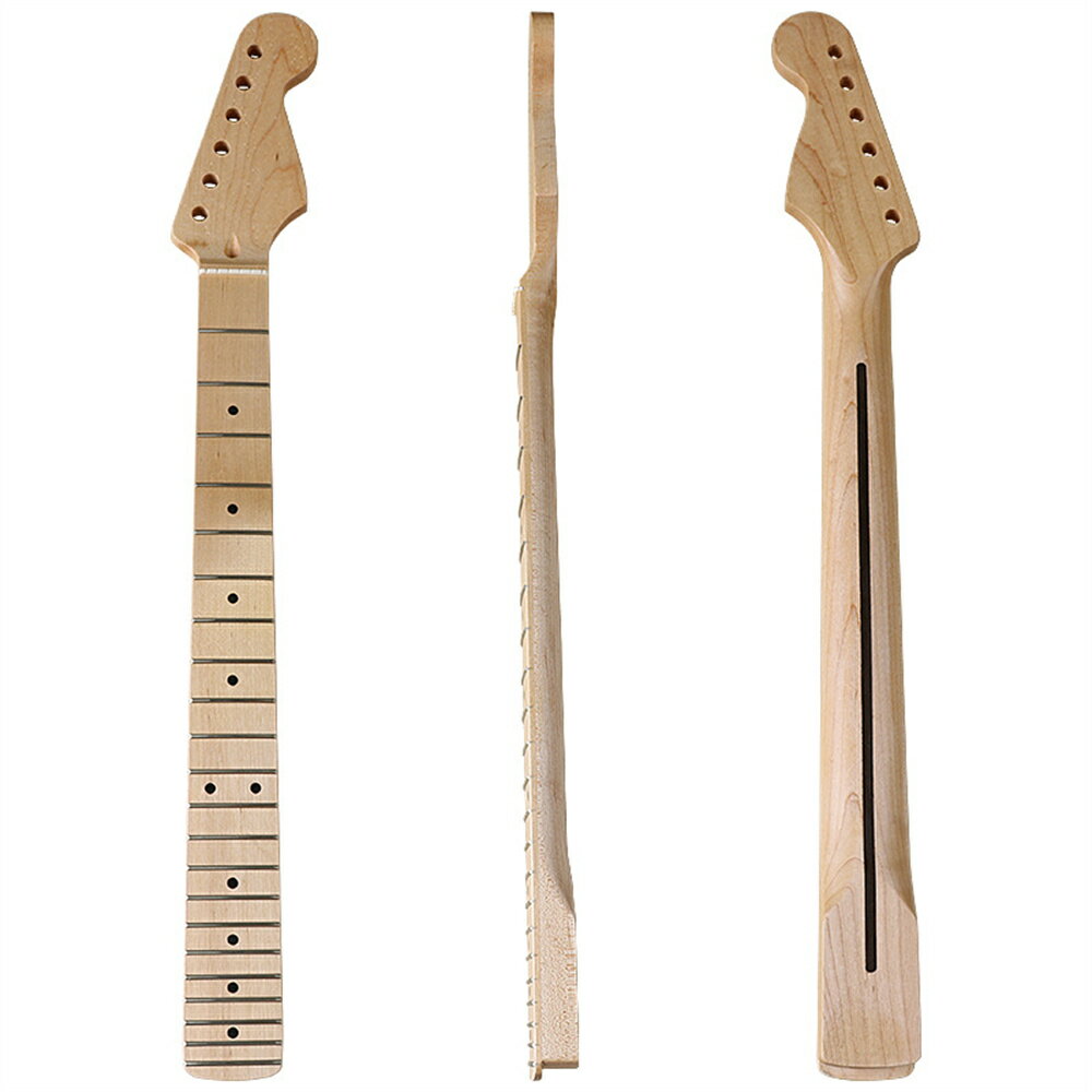 ストラト用 バーズアイ ワンピースメイプルネック 粗加工 未塗装