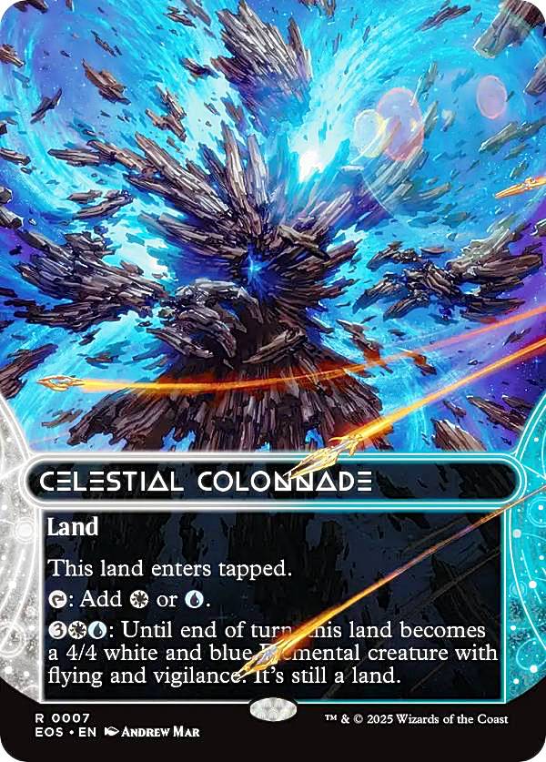 天界の列柱 MTG WWK No ColonnadePRMBox購入プロモ ColonnadeUMA 天界