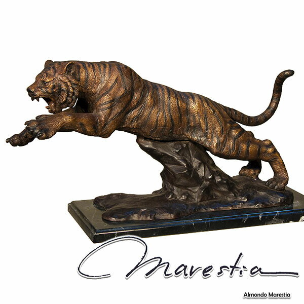 楽天市場】虎 ブロンズ像の通販