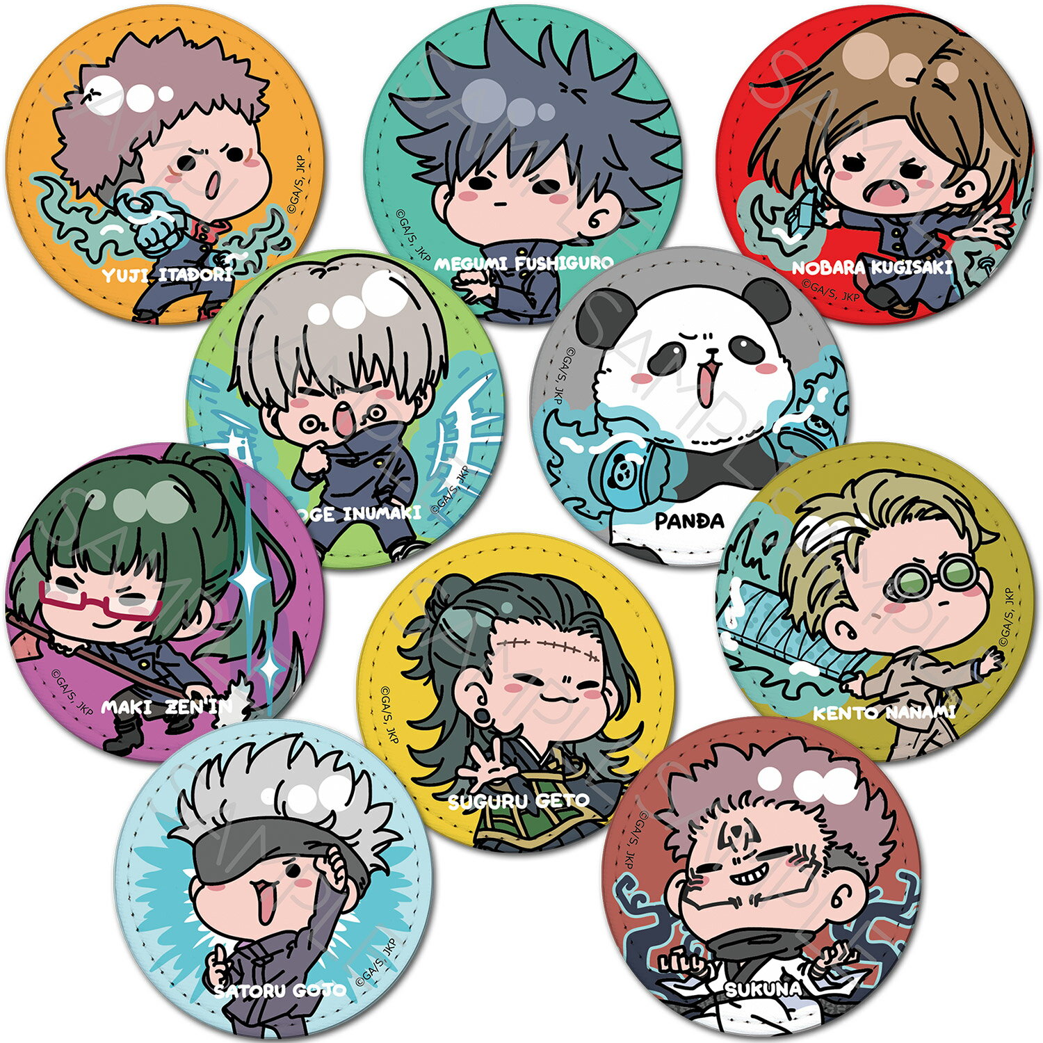 呪術廻戦 狗巻棘 オールスター缶バッジ 50点