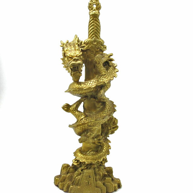 Amazon｜倶利伽羅龍剣手彫刻精緻彩色上絵不動明王123cm｜仏像