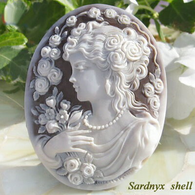 C_84 ルース シェルカメオ 日本宝石科学協会ソーティング付き