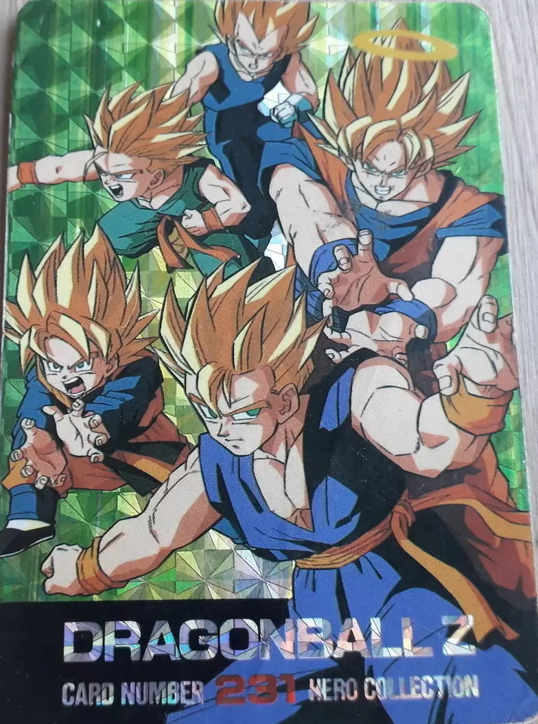 レアキラカード VintageドラゴンボールZ ヒーローコレクションアルバム