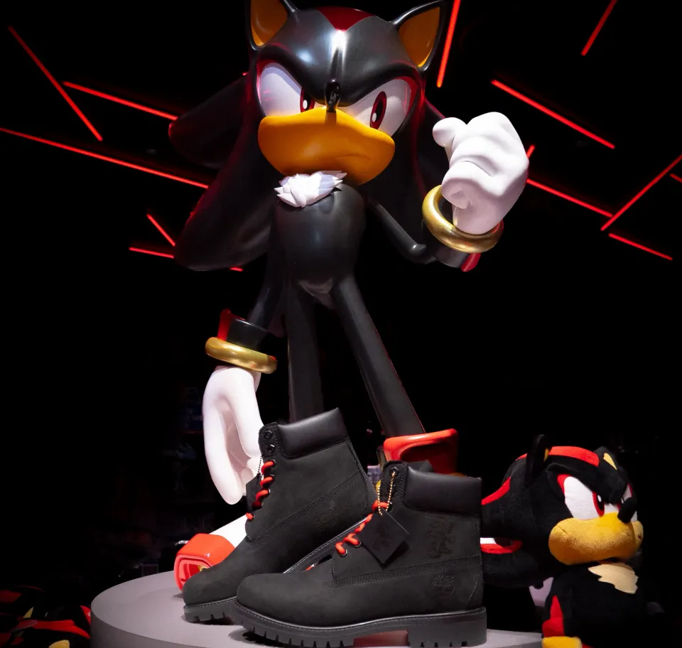 Timberlandとセガ「シャドウ・ザ・ヘッジホッグ」のコラボレーション