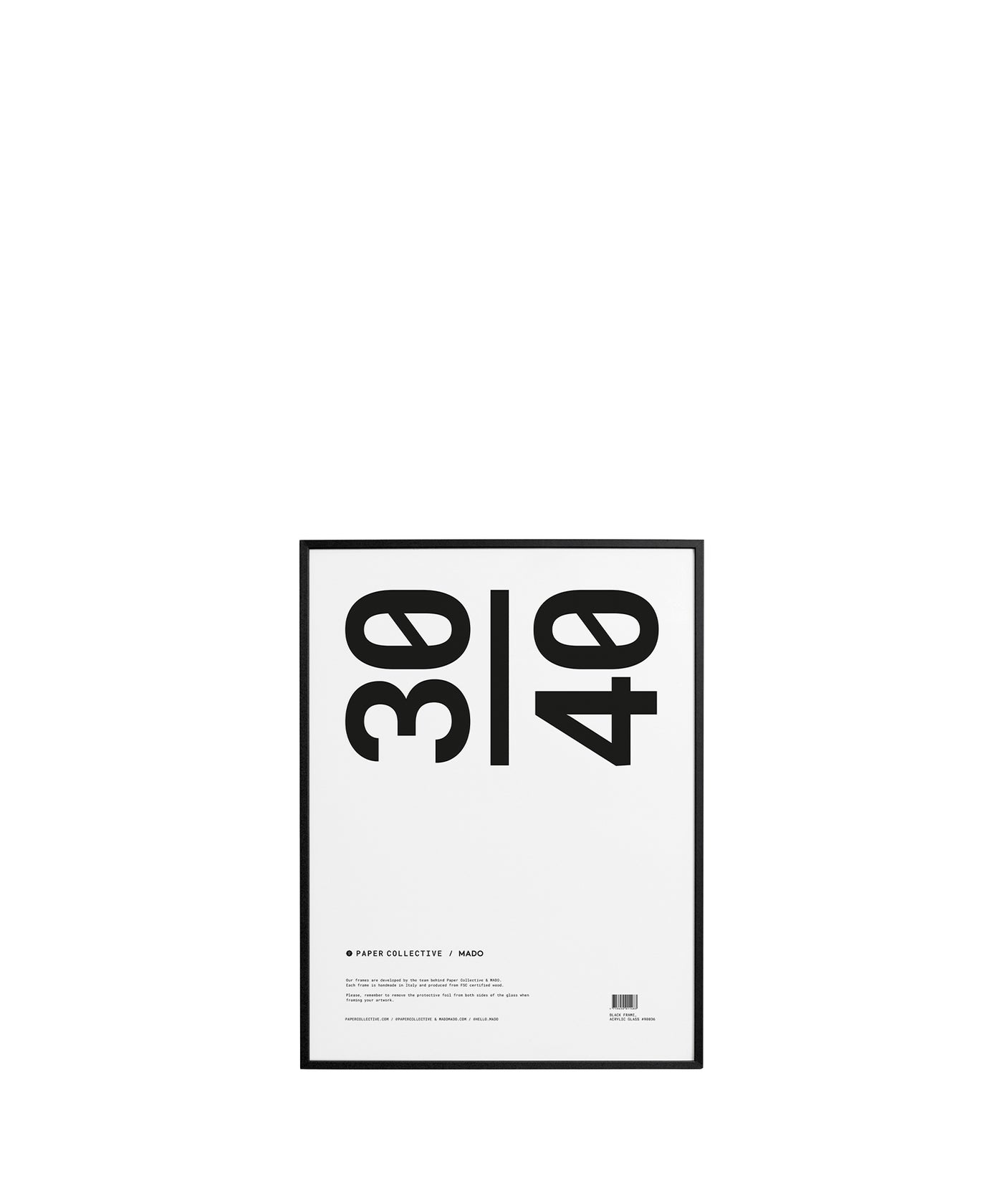 ATELIERCPH Abstract cubismポスターブラックフレーム付き ATELIERCPH