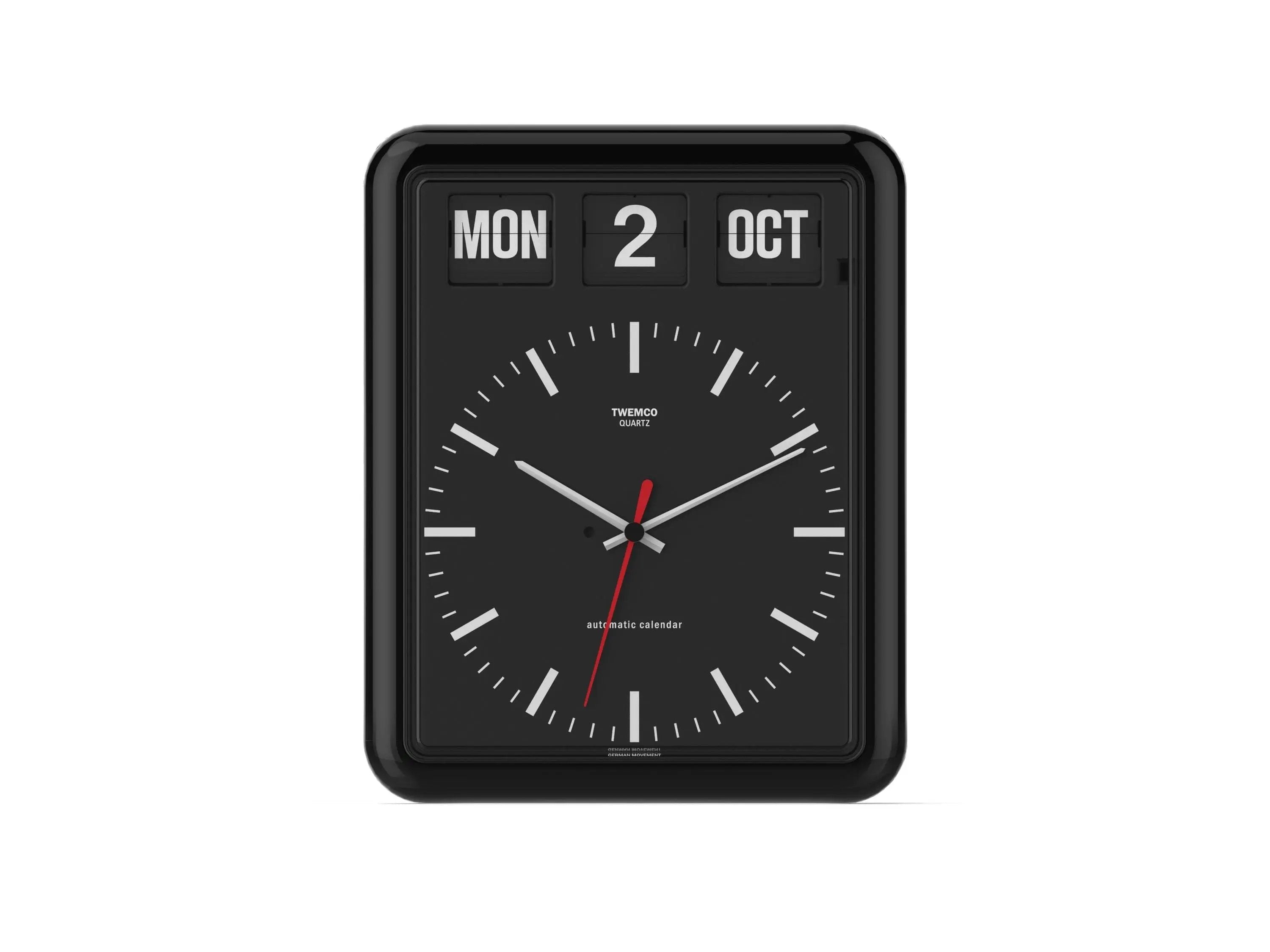 TWEMCO Calendar Flip Clock BQ-12B - Time Will Flip