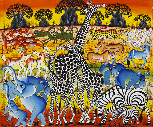 バオバブの木 絵画 バオバブの木 絵画