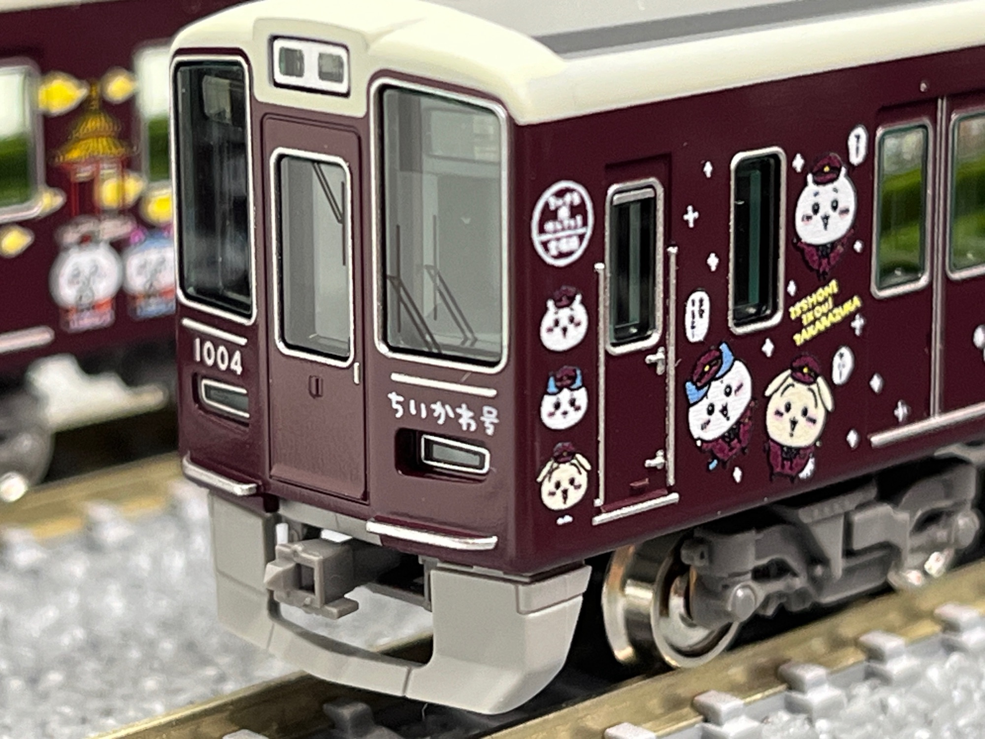 ちいかわ 阪急電車 模型 3種セット ちいかわ 阪急 阪急電車