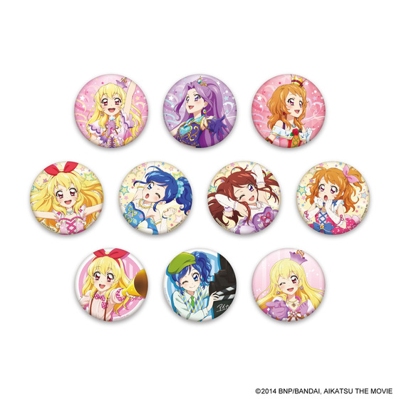 アイカツ！ オフィシャルショップ限定 缶バッチ 5個セット アイカツ