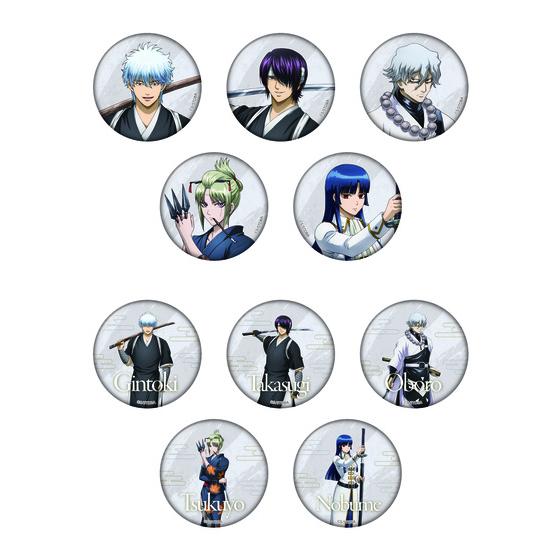 銀魂 海外 中国上海限定 電眼 缶バッジ 9個セット 銀魂 海外 中国上海