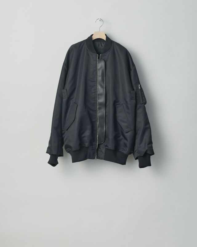 stein OVERSIZED FLIGHT JACKET・BLACK - tity