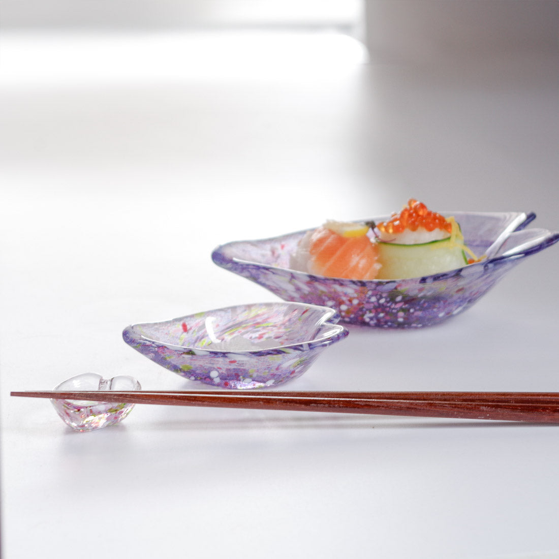 江戸硝子／うきよ／ヒラリ／豆皿／EG028 – 下町でつくるガラス雑貨