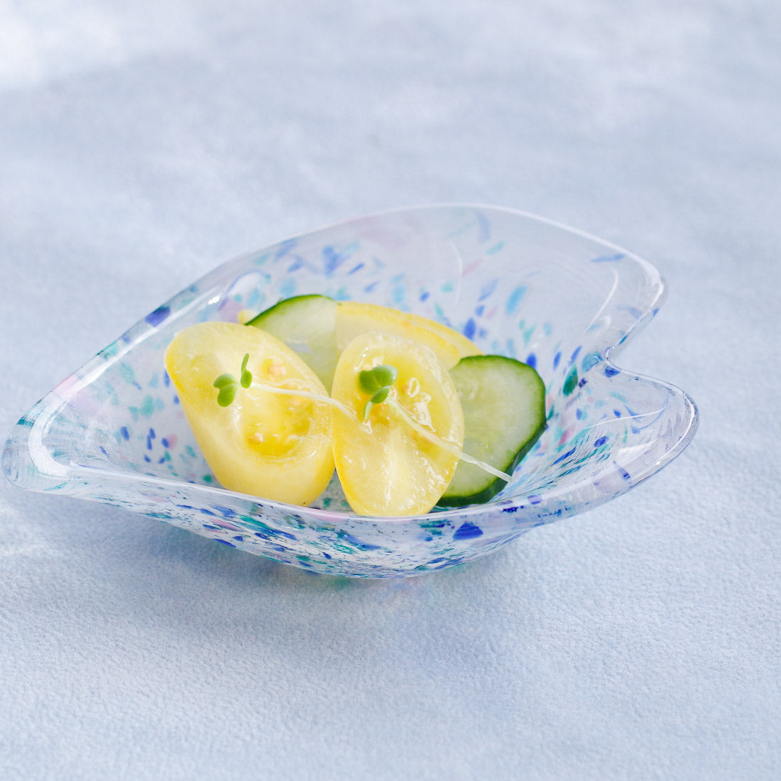 江戸硝子／うきよ／ヒラリ／豆皿／EG028 – 下町でつくるガラス雑貨