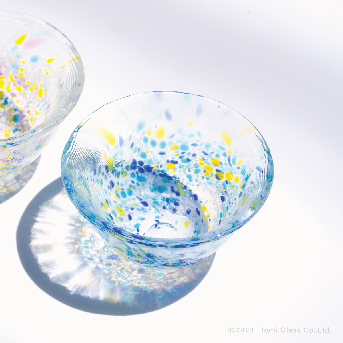 江戸硝子｜うきよ｜花さかずき｜みぞれ｜TOMICRAFT(トミクラフト)公式