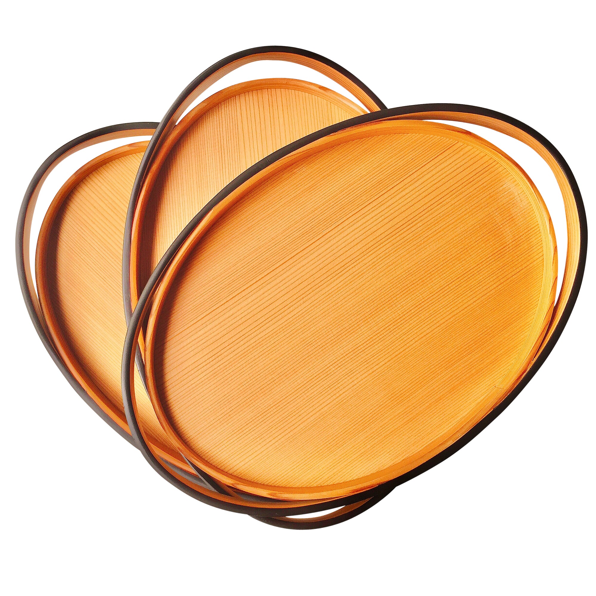 大館曲げわっぱ、津軽塗り、樺細工セット 大館曲げわっぱ、津軽塗り