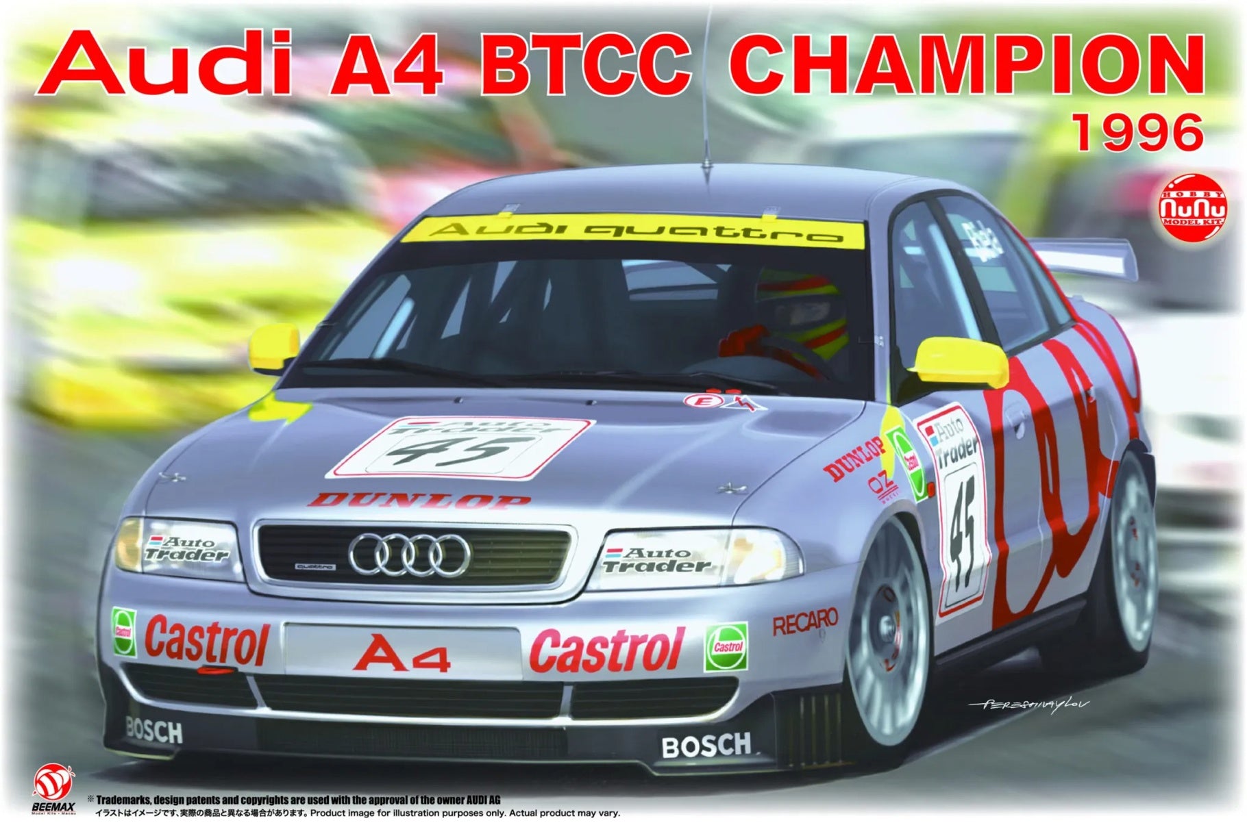 Audi A4 BTCC 1996 World Champion. NU24035 – Tony Green Steam Models