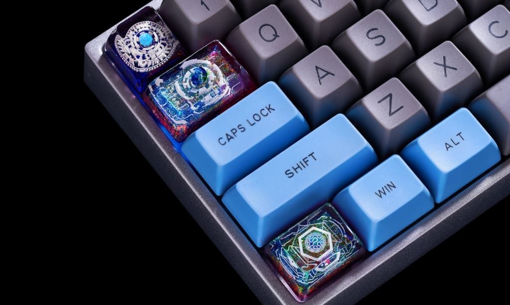 5 Jellykey artisan keycapキーキャップ 自作キーボード 5 Jellykey